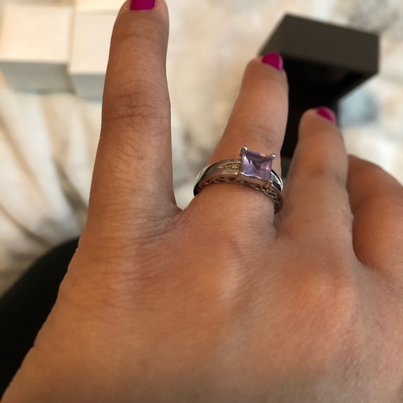 Amethyst silver ring - Picture 4 of 5